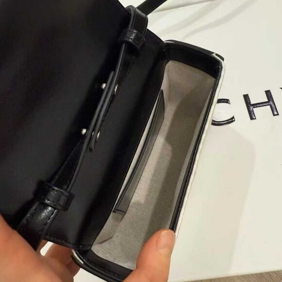 NWT Authentic Givenchy Small 4G Monogram-Embossed Crossbody Bag - Picture 5 of 6